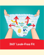 Pampers Rash Protection Pants Diapers, Size 6, 16+kg, +50% Aloe Vera Lotion, 360° Leak-Free Fit for up to 100% Leakage Protection, Giga Box, 168 Count - Image 2