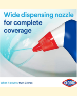 Clorox Toilet Cleaner Original Scent, 2+1 Free, 709ml, Kills 99.9% of Germs and 100% Powers Through Stains - Image 3