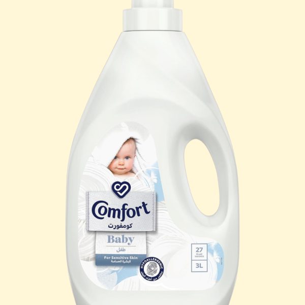 Comfort Baby Dilute Fabric Softener, dermatologically tested for sensitive skin, 3L