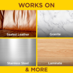 Pledge Multi-Surface Furniture Polish Wipes, Works on Wood, Granite, and Leather, Cleans and Protects, Lemon (24 Total Wipes) - Image 3