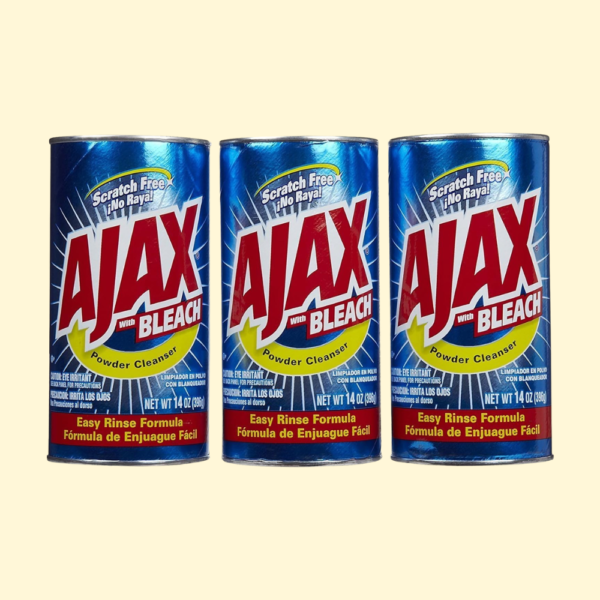Ajax Powder Cleanser With Bleach, 14 OZ (Pack of 3)