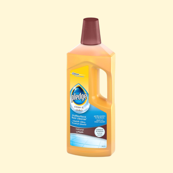 Pledge Clean It Multisurface Floor Liquid Cleaner, Gentle Solution For Tile Floors, Natural, 750ml