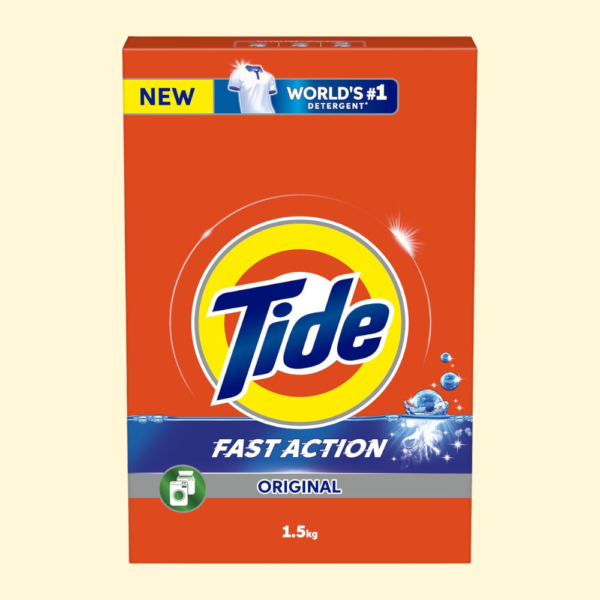 Tide Fast Action Laundry Detergent Powder, 1.5 KG