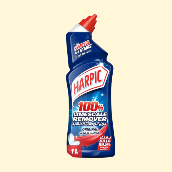 Harpic Original Toilet Cleaner, 100% Limescale Remover, 1L