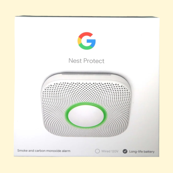 Google Nest Protect Smoke & Carbon Monoxide Detector (240V) WiFi Smart Home Safety Alarm