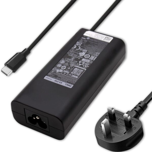 Dell Genuine 65W Type C Ac Adapter For Latitude 7389 2-in-1, 5285 2-in-1 Rugged Extreme Tablet Compatible P/N JYJNW 0JYJNW 0M1WCF OM1WCF OJYJNW 72PVT USB-C Laptop Charger