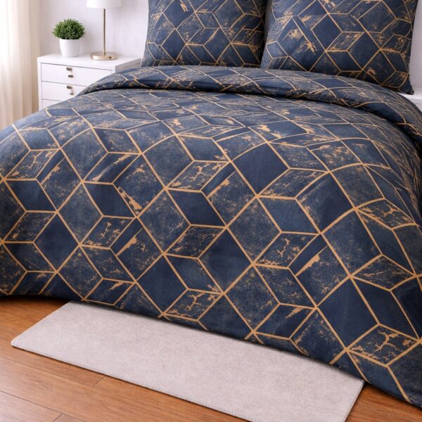 Crystal Collection Premium Printed Bedsheet | Soft & Stylish Designer Bedding Set for Bedroom