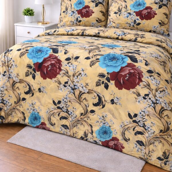 Crystal Collection Premium Printed Bedsheet | Soft & Stylish Designer Bedding Set for Bedroom