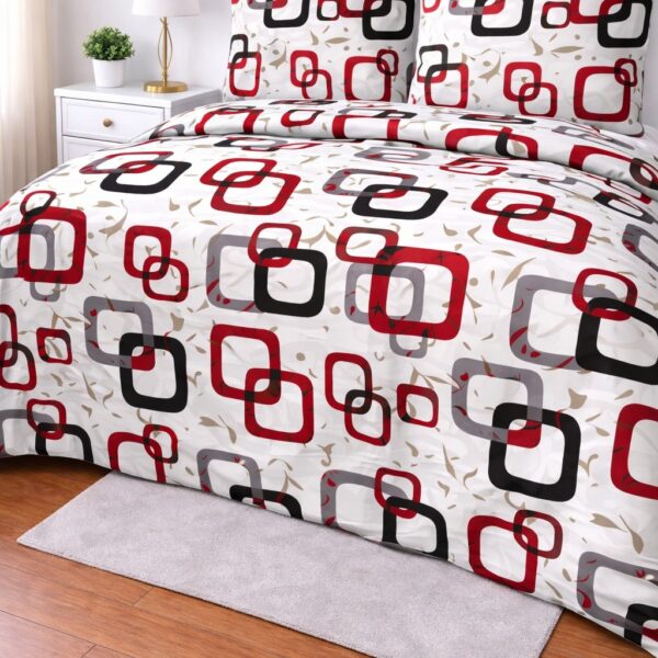 Crystal Collection Premium Printed Bedsheet | Soft & Stylish Designer Bedding Set for Bedroom