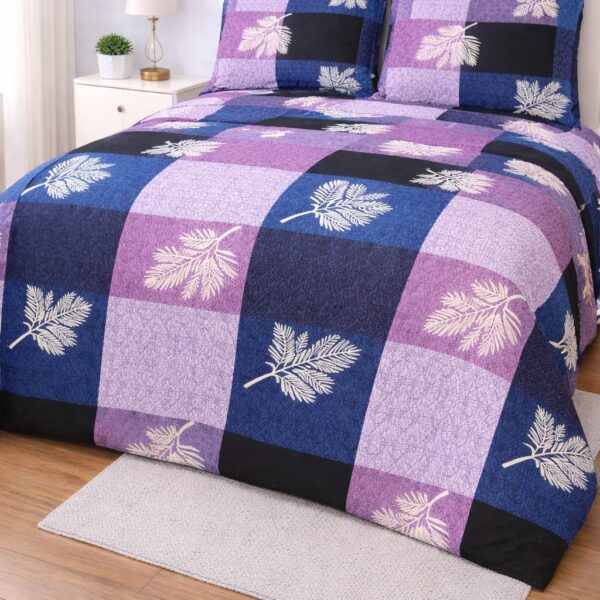 Crystal Collection Premium Printed Bedsheet | Soft & Stylish Designer Bedding Set for Bedroom