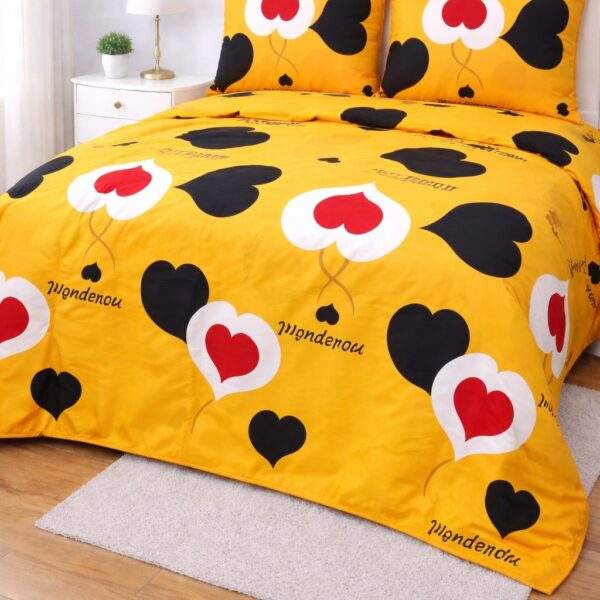 Crystal Collection Premium Printed Bedsheet | Soft & Stylish Designer Bedding Set for Bedroom