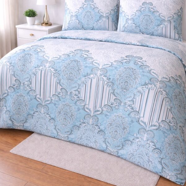 Crystal Collection Premium Printed Bedsheet | Soft & Stylish Designer Bedding Set for Bedroom
