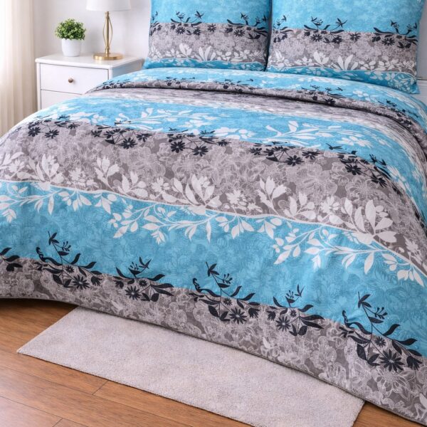 Crystal Collection Premium Printed Bedsheet | Soft & Stylish Designer Bedding Set for Bedroom