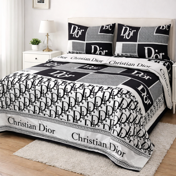 Crystal Collection Premium Printed Bedsheet | Soft & Stylish Designer Bedding Set for Bedroom