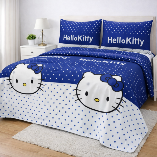 Crystal Collection Premium Printed Bedsheet | Soft & Stylish Designer Bedding Set for Bedroom