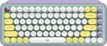 Logitech Pop Keys Mechanical Wireless Keyboard With Customizable Emoji Keys, Durable Compact Design, Bluetooth Or Usb Connectivity, Multi Device, Os Compatible, Arabic Keyboard Daydream, Mint
