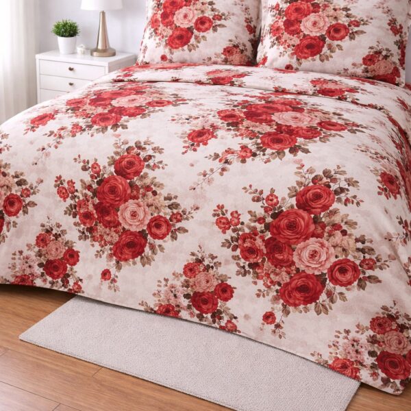 Crystal Collection Premium Printed Bedsheet | Soft & Stylish Designer Bedding Set for Bedroom
