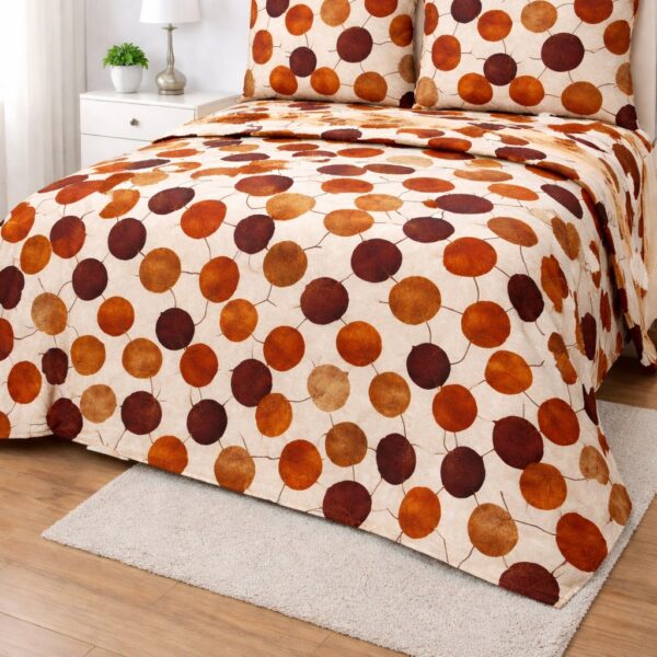 Crystal Collection Premium Printed Bedsheet | Soft & Stylish Designer Bedding Set for Bedroom