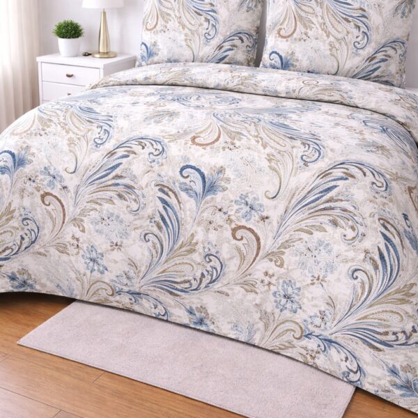 Crystal Collection Premium Printed Bedsheet | Soft & Stylish Designer Bedding Set for Bedroom