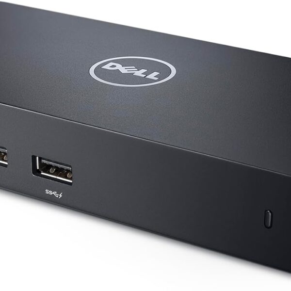 Dell D3100 Docking Station, USB 3.0 Ultra HD Triple Video (DisplayPort, 2x HDMI, 6x USB, RJ45) Black - UK Version