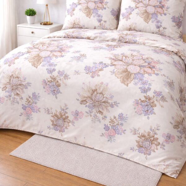 Crystal Collection Premium Printed Bedsheet | Soft & Stylish Designer Bedding Set for Bedroom