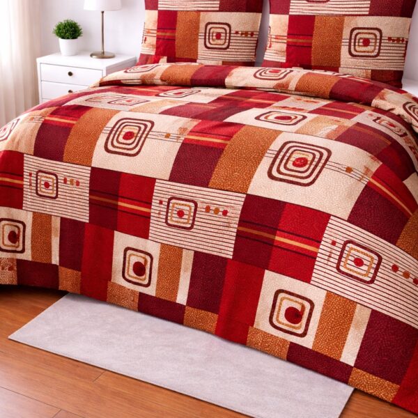 Crystal Collection Premium Printed Bedsheet | Soft & Stylish Designer Bedding Set for Bedroom