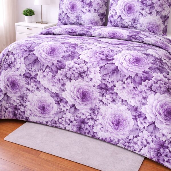 Crystal Collection Premium Printed Bedsheet | Soft & Stylish Designer Bedding Set for Bedroom