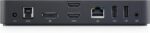 Dell D3100 Docking Station, USB 3.0 Ultra HD Triple Video (DisplayPort, 2x HDMI, 6x USB, RJ45) Black - UK Version - Image 3