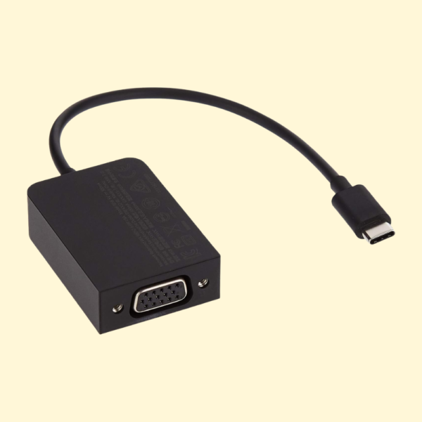 Microsoft Hfr-00008 Cable Interface/Gender Adapter Usb-C Vga Black - Cable Interface/Gender Adapters (Usb-C, Vga, Male/Female, Black)