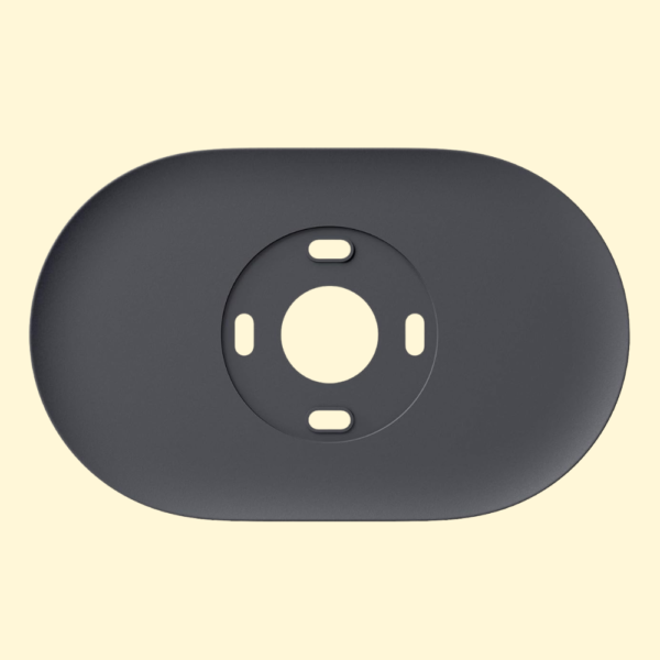 Google Nest Thermostat Trim Kit - Made for the Nest Thermostat - Programmable Wifi Thermostat Accessory - Charcoal