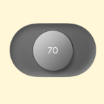 Google Nest Thermostat Trim Kit - Made for the Nest Thermostat - Programmable Wifi Thermostat Accessory - Charcoal - Image 2