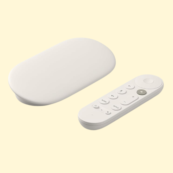 Google TV Streamer 4K - Fast Streaming Entertainment With Voice Search Remote - Watch Movies, Shows, Live TV, and Netflix in 4K HDR - Smart Home Control - 32 GB Storage - Porcelain