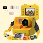 Mafiti Kids Camera Instant Print, 48MP Digital Camera with Zero Ink, Selfie 1080P Video Camera with 32G TF Card, Toys Gifts for Girls Boys Aged 3-12 for Christmas/Birthday/Holiday (Orange)