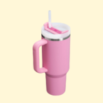 Stanley Quencher H2.0 FlowState Stainless Steel Vacuum Insulated Tumbler with Lid and Straw for Water, Iced Tea or Coffee, Smoothie and More, Peony, 40oz - Image 2