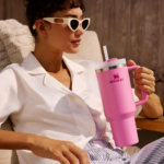 Stanley Quencher H2.0 FlowState Stainless Steel Vacuum Insulated Tumbler with Lid and Straw for Water, Iced Tea or Coffee, Smoothie and More, Peony, 40oz - Image 3
