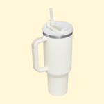 STANLEY Quencher H2.0 FlowState Tumbler 1.2L - Cold for 11 Hours - Iced for 48 Hours - Cup with Straw, Handle and Lid - Dishwasher Safe - Travel Mug for Cold or Hot Drinks - Cream Tonal - Image 2
