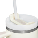 STANLEY Quencher H2.0 FlowState Tumbler 1.2L - Cold for 11 Hours - Iced for 48 Hours - Cup with Straw, Handle and Lid - Dishwasher Safe - Travel Mug for Cold or Hot Drinks - Cream Tonal - Image 3
