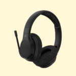 Belkin SoundForm Adapt Wireless Over-Ear Headset, Headphones for Work, Play, Gaming, & Travel with Built-In Boom Microphone - Compatible with iPhone, iPad, Galaxy, and More - Black