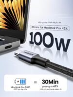 UGREEN Type C Cable 2M, 100W Laptop Compatible USB C Fast Charging Cable - Image 3