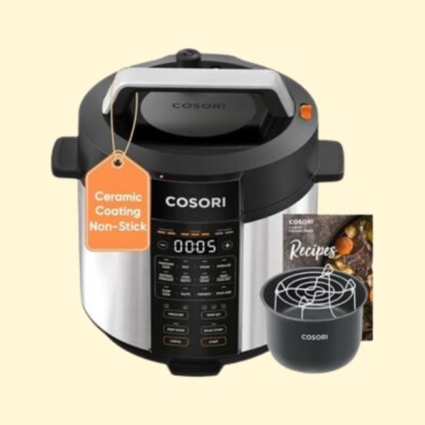 COSORI Electric Pressure Cooker 6 Quart, 9-in-1 Instant Multi Cooker, 13 Presets, Rice Slow Cooker, Sauté, Sous Vide,